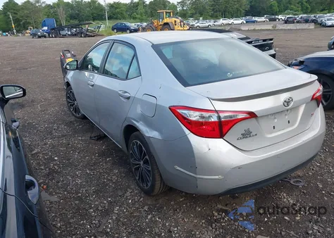 2015 Toyota Corolla S Plus from USA, damaged, VIN 2T1BURHE6FC462093